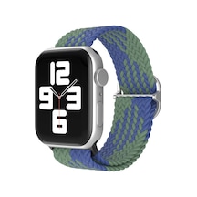 Newface - 973 - Apple Watch Uyumlu 42mm Star Kordon - Aconcept - - Yeşil-lacivert