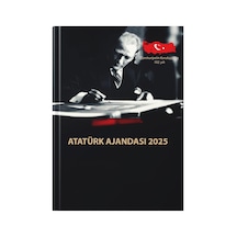 Halk Kitabevi 2025 Atatürk Ajandası Açık Gri