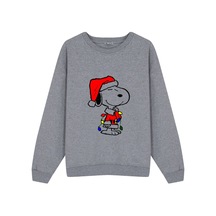 Unisex Oversize Sweatshirt Merry Christmas Snoopy 001