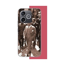 Honor 600 Uyumlu Atatürk Halkın Arasında Uv Baskılı Silikon Kılıf Renkli
