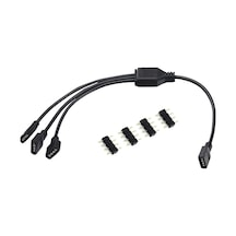 RGB Şerit 4 Pin LED Çoklayıcı Splitter Tek Kumanda 3 Çıkış Kablo RGB Şerit 4 Pin LED Çoklayıcı Splitter Tek Kumanda 3 Çıkış Kablo