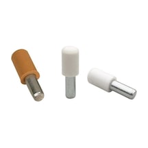 Metal Başlı Raf Pimi 5mm 25 Adet Beyaz Aahşap