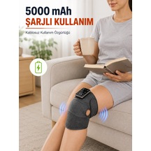 Zenvia Isıtmalı Ve Titreşimli Diz Masaj Aleti Şarjlı Dijital Ekranlı 5000 Mah Masaj Cihazı Znv2026