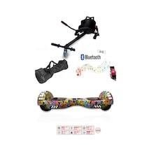 Citymate Elektrikli Kaykay Akıllı Denge Hoverboard + Hoverkart + Çanta Full Ledli Extrem Paket D22