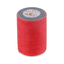 Suntek 0.8mm Düz Mumlu Polyester Konu Dikiş Dıy Takı Yapımı Için Kırmızı