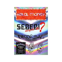 A5 Hologram Sticker 082 Tek Paket Çoklu Sticker Siyah