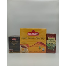 Çaykur Altınbaş Bardak Poşet Çay 40 G + Süzen Poşet Çay 200 G + Organik Hemşin Poşet Çay 50 G