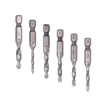 Parça Matkap Kılavuz Takımı Altıgen Şaftlı Sae Kombinasyon Matkap Ve Kılavuz Ucu Takımı