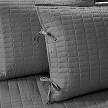 Spaces Daybed Örtüsü - Lüks Çift Taraflı - Kapitone, Yatak Eteği İle Tüm Sezon Rahat Yatak, Uyumlu Şemsiyeler, 75'x39' Kömür Grisi 5 Parça Açik Mavi