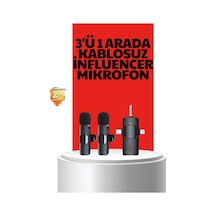 Zenvia Kablosuz Mikrofon - Telefon Ve Bilgisayar Uyumlu Znv2026