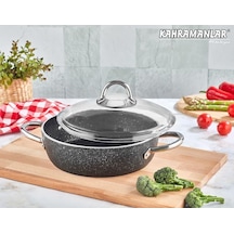 Kahramanlar 28 No Stone Karnıyarık Tencere Black 3402 Kahramanlar 28 No Stone Karnıyarık Tencere Black 3402