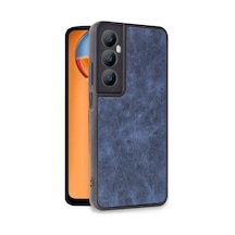 Lvsqvr Newface Realme C65 Kılıf Aras Deri Kapak - Lacivert