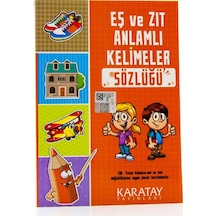 Eş Ve Zıt Anlamlı Kelimeler Sözlüğü. Karatay Yayınları. 272 Sayfa