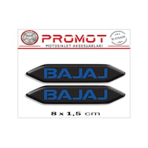 Damla Logo Bajaj Kabartmalı 2'li Sticker 005 Nötr