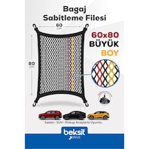 Beksit Drıve Mercedes, Audi, Opel Model Özel Renkli Tasarım Bagaj Sabitleme Filesi (60x80 cm) (Almanya)