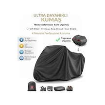 Royal Enfield Continental Gt Arka Çanta Uyumlu Motosiklet Brandası Siyah Renk Kar Su Yağmur Geçirmez,motor Örtüsü,motor Çadırı,motorsiklet Brandası Coverplus Kalitesiyle