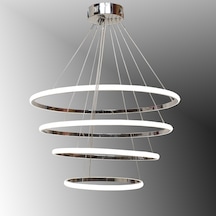 Tt300-4 Kr Tt Aydınlatma Halka 4 Lü Krom Kaplama Led Avize
