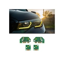 Autogp Bmw G20 Angel Led Modülü Sarı 2019 / 2022 Drl Led Laser Far Uyumlu
