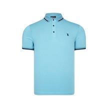 T8586 Dewberry Erkek Polo Yaka T-shırt-camgöbeği