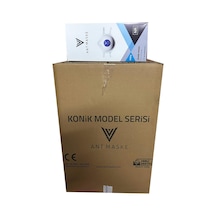 Ant Beyaz Ventilli Ffp2 Nr Toz İş Güvenlik Sanayi Boya Konik Maske - 25 Adetlik 18 Paket / Koli
