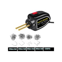 Mini 100w Plastik Kaynak Makinesi Sıcak Zımba Tampon Plastik Onarım Araba Black 1200 Nails 220v Eu Plug