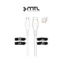 3.4a Usb To Type-c Ultra Hızlı Extra Yumuşak Dayanıklı Şarj Ve Data Kablosu Mt2472