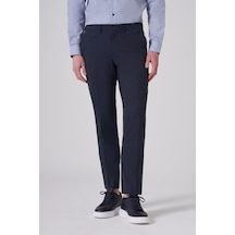 Morven Erkek Lacivert Yünlü Trend Desenli Dynamic Fit Pantolon 26mc003023200 Lacivert