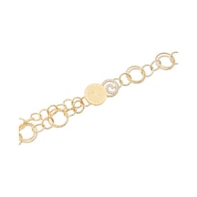 Gülaylar - Altın 14 Ayar Hollow Bileklik N11.16049 Sarı Altın