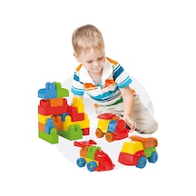 60 Parça Eğitici Bloklar Bebek Zeka Ve Motor Beceri Geliştirici Set Pvc İçermez
