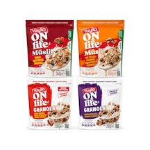 Yayla On Life Müsli & Granola Karışık Paket 4 Lü Set Yüksek Lif Ve Protein Kaynağı