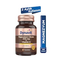 Dynavit Magnesium Citrate 200 MG & Vit D 60 Tablet