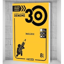 Hız Yayınları 8. Sınıf İngilizce Deneme Sınavı 30 Deneme