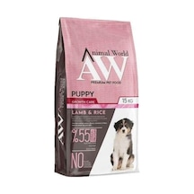 Animal World Kuzu Etli Yavru Köpek Maması 15 Kg