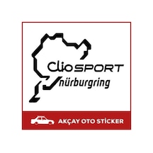 Clio Nürburgring Sticker Clio Sticker Clio Araba Sticker