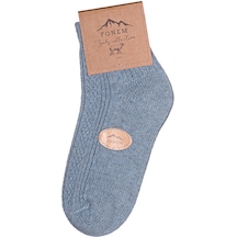 Fonem Kadın Patik Yünlü Çorap Fo 8013 Mavi
