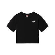 The North Face Kız Çocuk SIMPLE DOME CROPPED Tişört NF0A7R1NJK31 Siyah