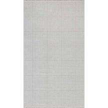 By Özer Halı Krem Renk Geometrik Şekilli Modern Stil Flora Halı Magnum 7135a Salon Halısı Çok Renkli