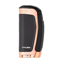 Colibri E3 3 Torch Pürmüz Siyah - Rose Gold Puro Çakmağı