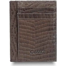 Guard Hakiki Deri Kahverengi Texas Baskı Kredi Kartlık - Grd-1092-khv-st Diğer Çok Renkli