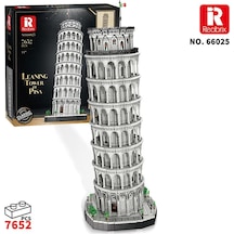 Reobrix 66025 Pisa Kulesi Yaratıcı Yapı Blok Seti Building Blocks Leaning Tower Of Pisa -7652 Parça
