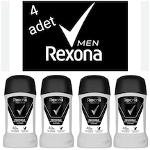 Rexona Men Motionsense Erkek Stick Deodorant Invisible On Black White Clothes 4 X 50 Ml