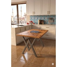 70x110 Mutfak Masası Yemek Masası Balkon Masası Cafe Masası Atlantik - Çam