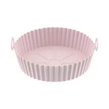 Xuweiwei 1 Adet Pembe Hava Fritözü Silikon Tencere Yapışmaz Sepet Aksesuarı 3 5 Qt Pembe