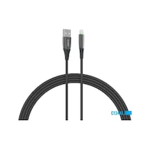 Syrox C134al Metal Ledli 2.4a Lightning Şarj & Data Kablosu