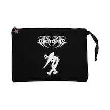 Ghostemane Classic Siyah Clutch Astarlı Cüzdan / El Çantası Siyah