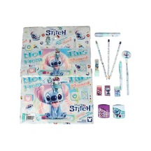 Disney Lisanslı Stitch 15 Parça Full Kırtasiye Seti, Çıtçıt Dosya, Silgili Kurşun Kalem, Roket Silgi