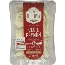 Uluova Çeçil Peyniri 200 G - Sütün En Estetik Ve Tel Tel Ayrılan Hali