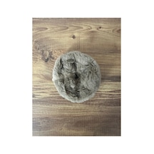 Düz Renk Peluş Lastik Toka Kahverengi - 790144688 Kahverengi
