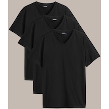 Comeor Erkek Çok Renkli T- Shirt Regular Fit Rahat Kesim V Yaka 3