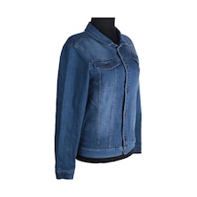 Trend Mont Denim Giyim Mavi Kot Ceket Mavi